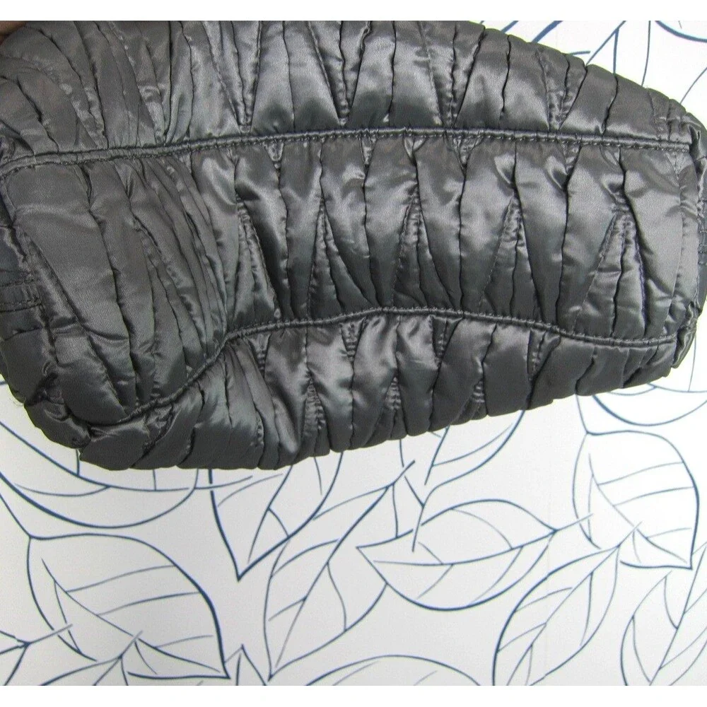 Timi & Leslie Antoinette Gray Quilted Boho Style Tote Diaper Bag